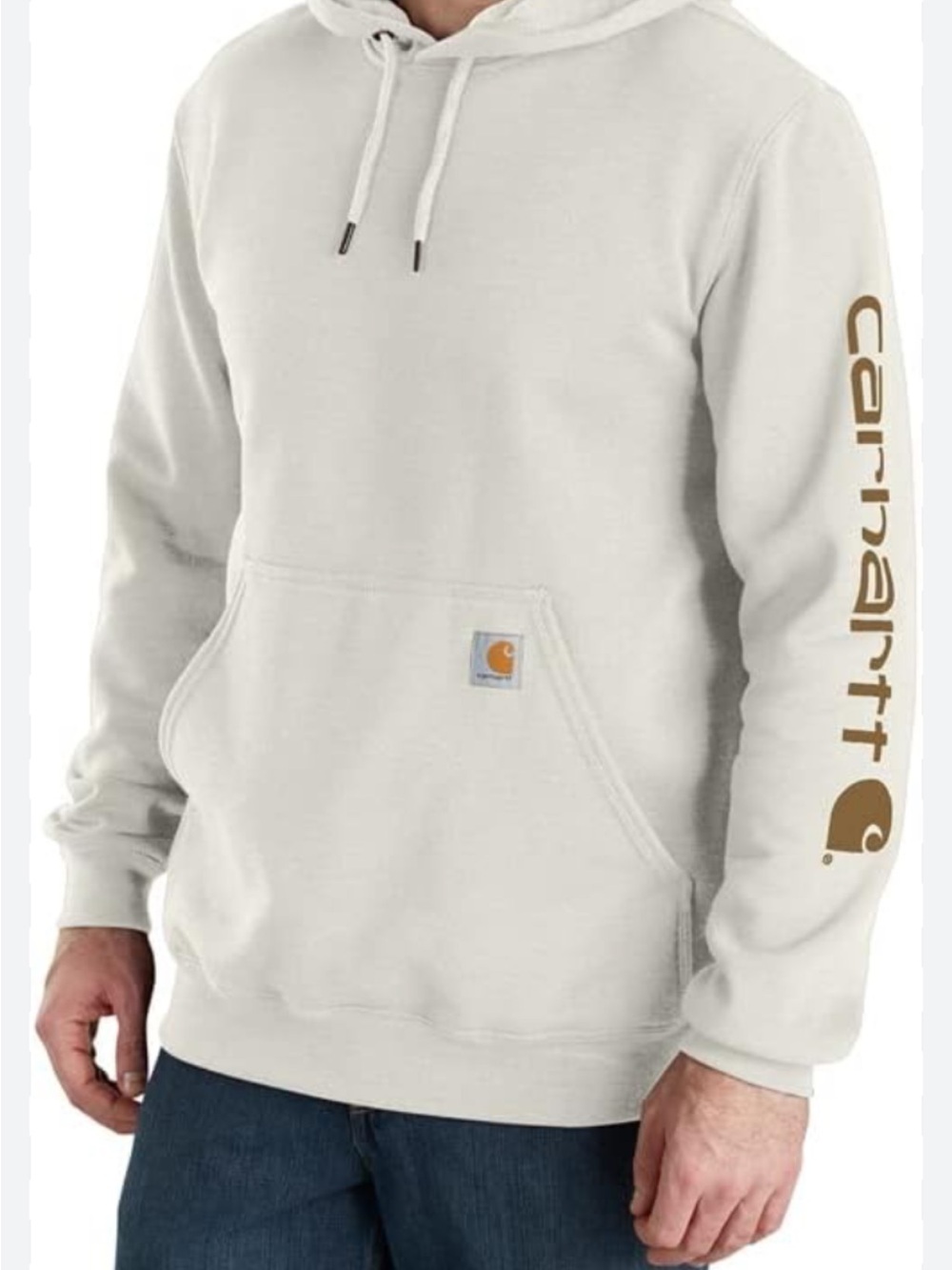 Carhartt loose fit light green hoodie